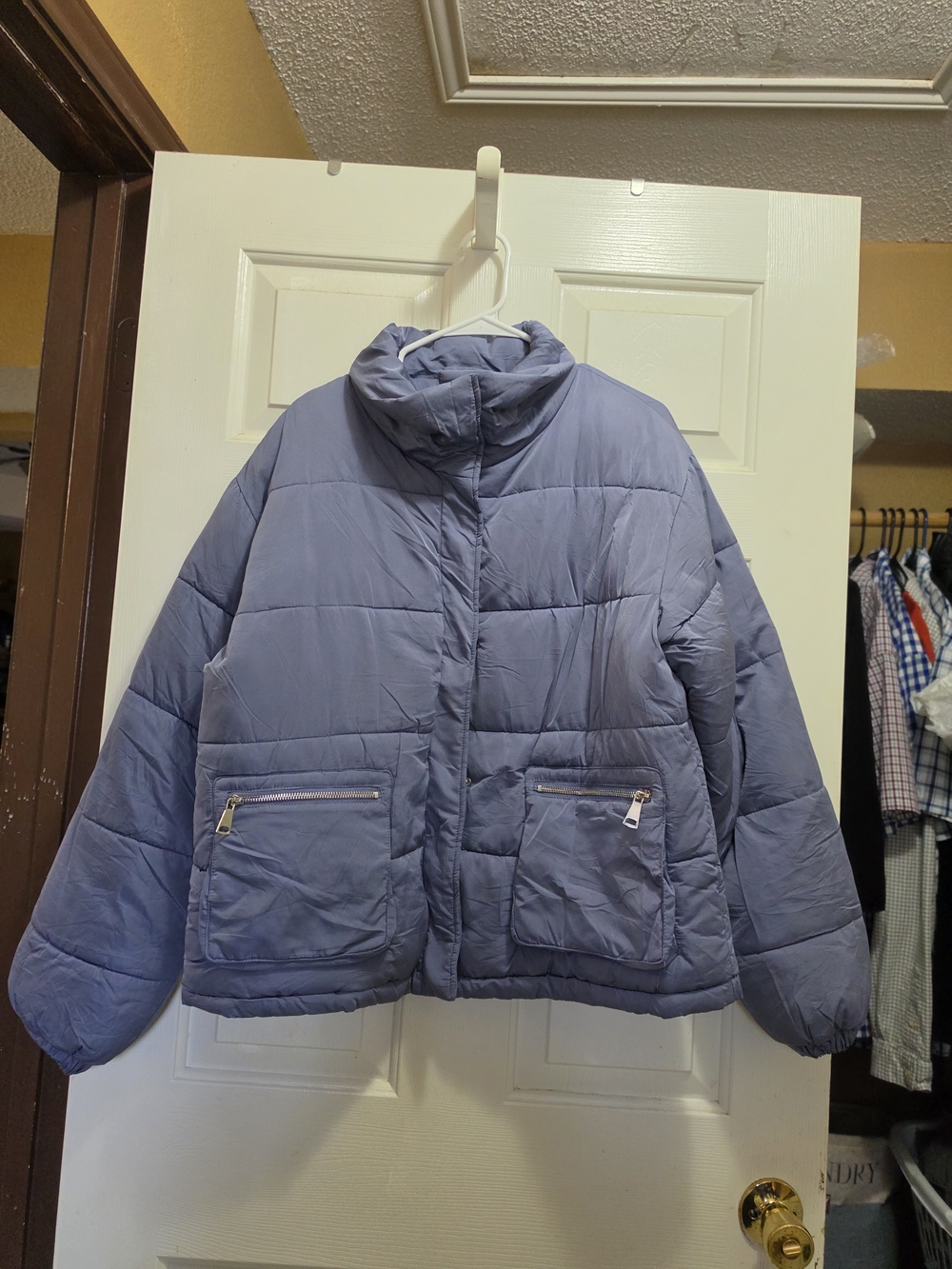 Forever 21 Lavender Blue Puffer Jacket